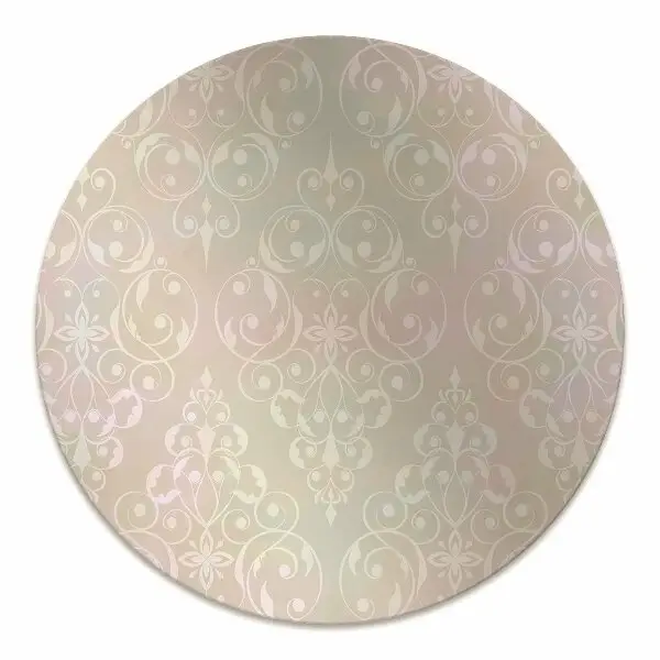 Padlóvédő székalátét Vintage golden pattern