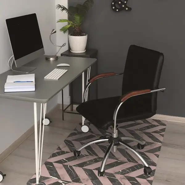Szék alátét szőnyeg Marble style loft