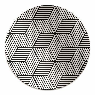 Padlóvédő székalátét Geometriai illúzió