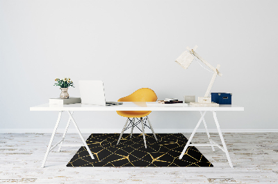 Irodai szék szőnyeg Arany és fekete mozaik