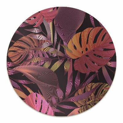 Irodai szék szőnyeg Lila dzsungel