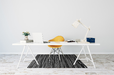 Irodai szék szőnyeg Fekete design