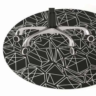 Irodai szék szőnyeg Geometriai formák