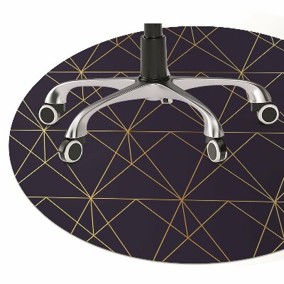 Irodai szék szőnyeg Háromszög mintázat