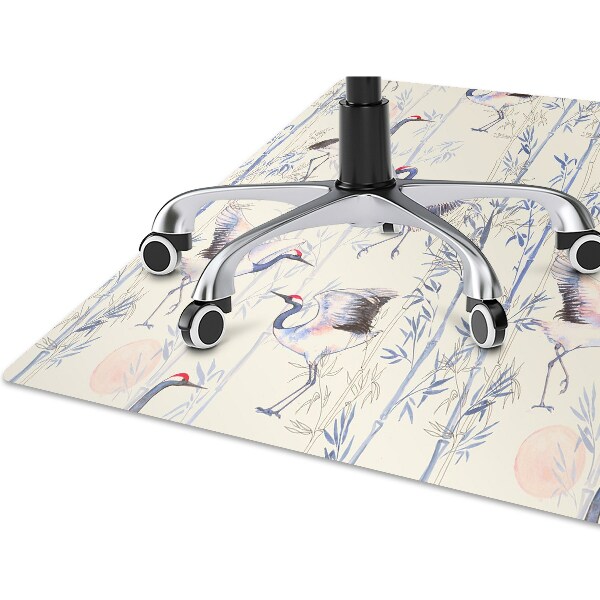 Irodai szék szőnyeg Daru tánc