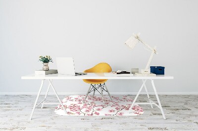 Irodai szék szőnyeg Cseresznyevirág