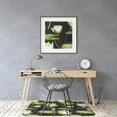 Irodai szék szőnyeg Lótuszvirágok