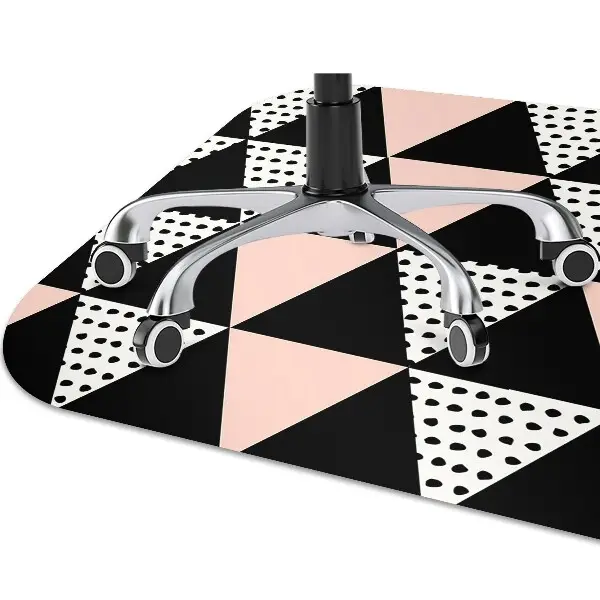 Irodai szék szőnyeg Geometriai háromszögek
