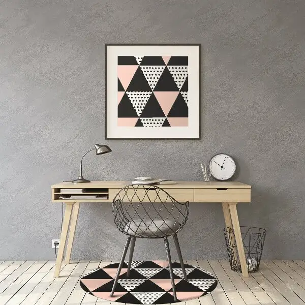 Irodai szék szőnyeg Geometriai háromszögek