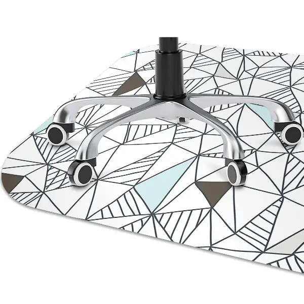 Irodai szék szőnyeg Geometriai mintázat