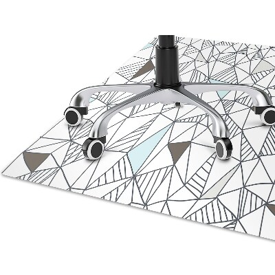Irodai szék szőnyeg Geometriai mintázat