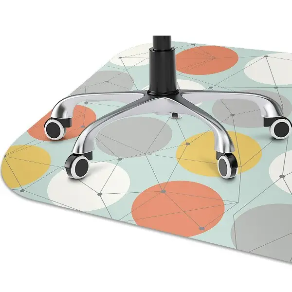 Irodai szék szőnyeg Geometriai mintázat