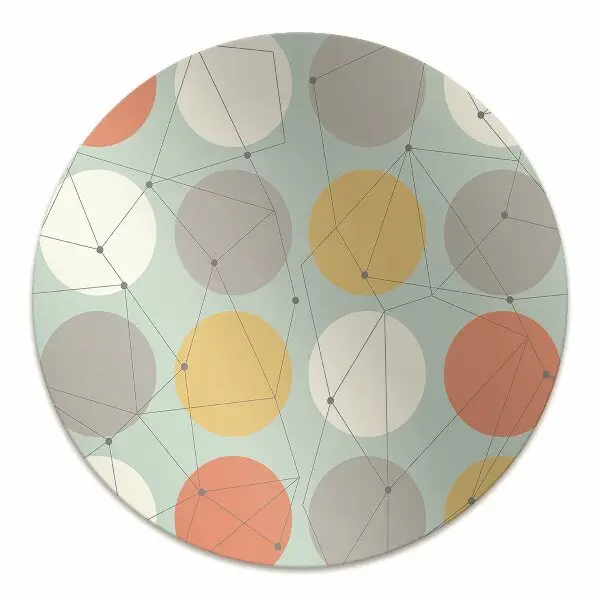Irodai szék szőnyeg Geometriai mintázat