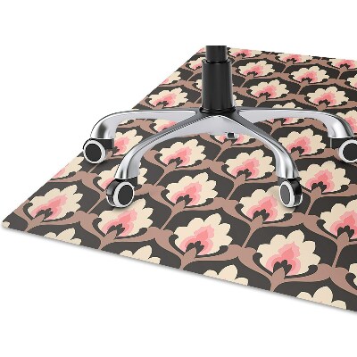 Irodai szék szőnyeg Virágos minta