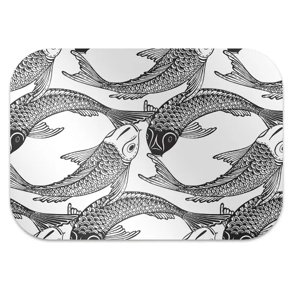 Irodai szék szőnyeg Koi hal