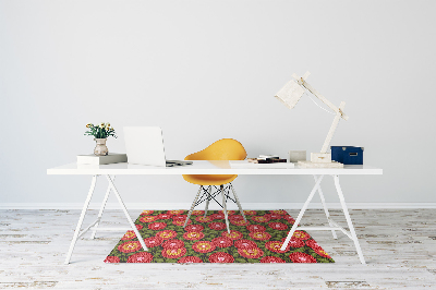 Irodai szék szőnyeg Geometriai virágok