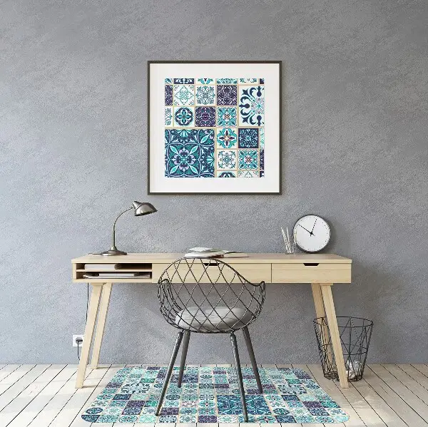 Irodai szék szőnyeg Gyönyörű patchwork