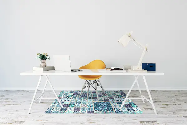 Irodai szék szőnyeg Gyönyörű patchwork