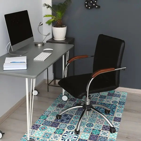 Irodai szék szőnyeg Gyönyörű patchwork