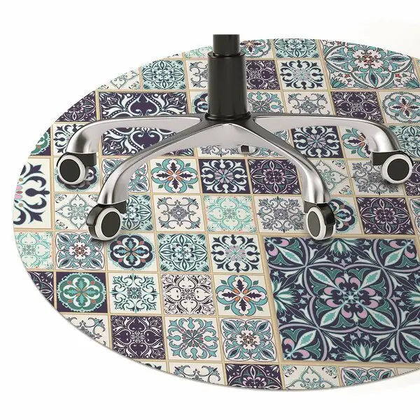 Irodai szék szőnyeg Gyönyörű patchwork