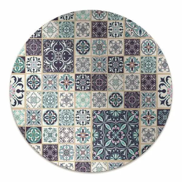 Irodai szék szőnyeg Gyönyörű patchwork