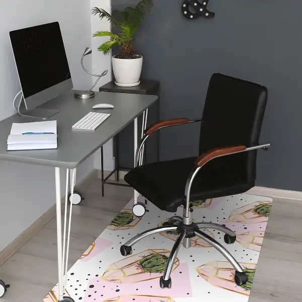 Szék alátét szőnyeg Geometriai kaktuszok
