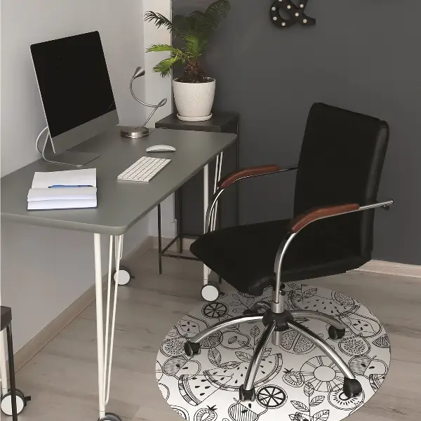 Szék alátét szőnyeg Gyümölcs