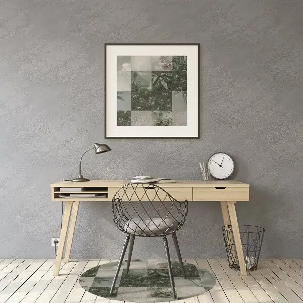Szék alátét szőnyeg Trópusi patchwork