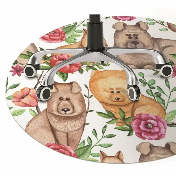 Padlóvédő székalátét Chow chow kutyák