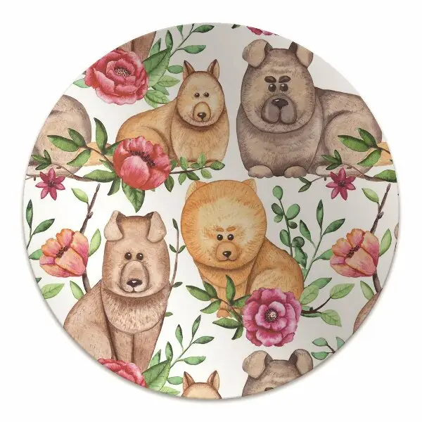 Padlóvédő székalátét Chow chow kutyák