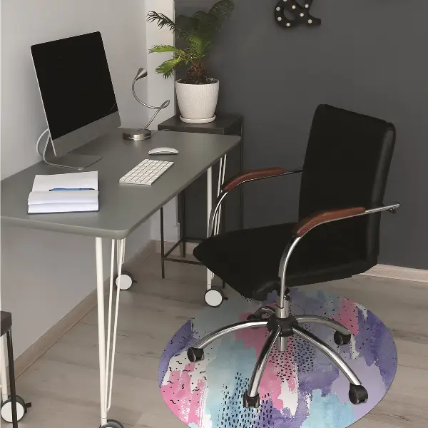 Padlóvédő székalátét Absztrakció akvarell