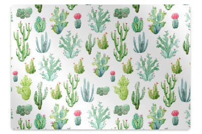 Padlóvédő székalátét Kis kaktuszok