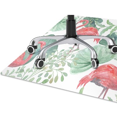Szék szőnyeg Egzotikus flamingók