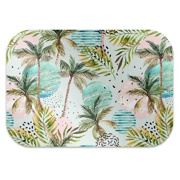 Szék alátét szőnyeg Hawaii tenyér