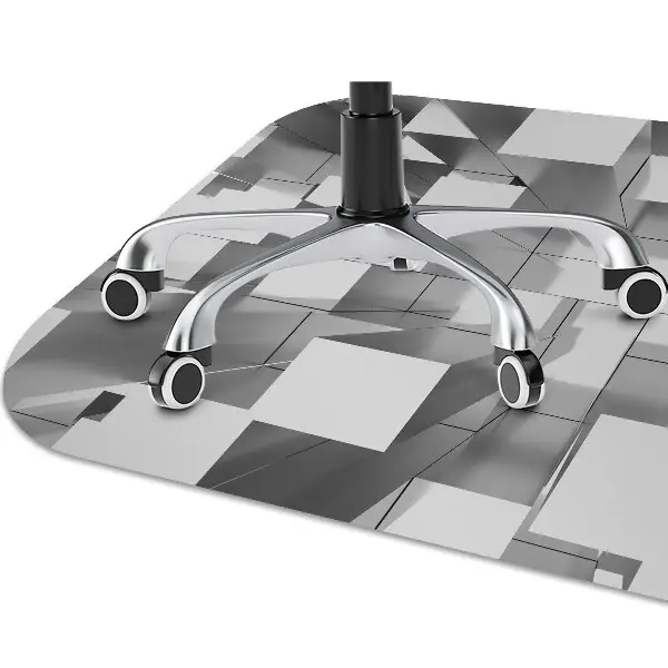Padlóvédő székalátét Szürke csempe