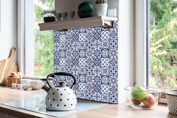 Vinyl padló falra Azulejos minta