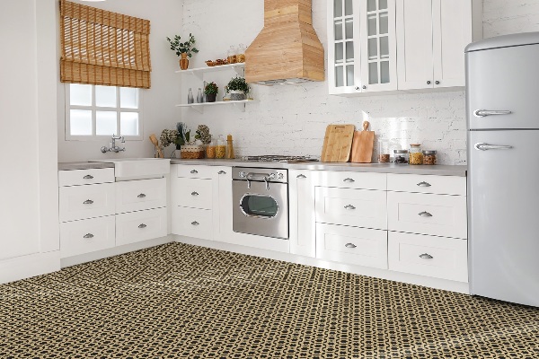 Vinyl padló falra Geometriai csillagok
