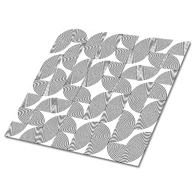 Vinyl padló falra Geometrikus szürke motívum