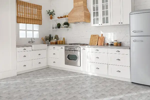Vinyl csempe falra padló Beton patchwork