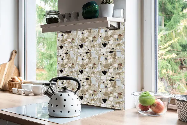 Vinyl padló falra Terrazzo mintás