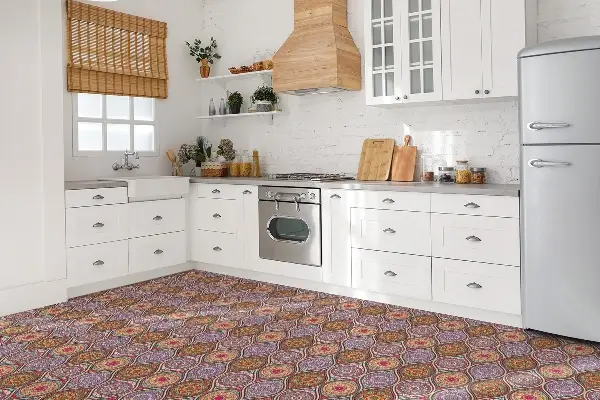 Vinyl padló falra Gyönyörű mandala
