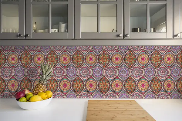 Vinyl padló falra Gyönyörű mandala