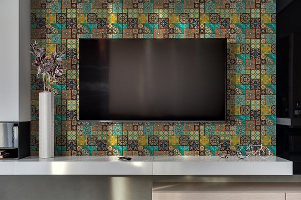 PVC falpanel Konyhai patchwork