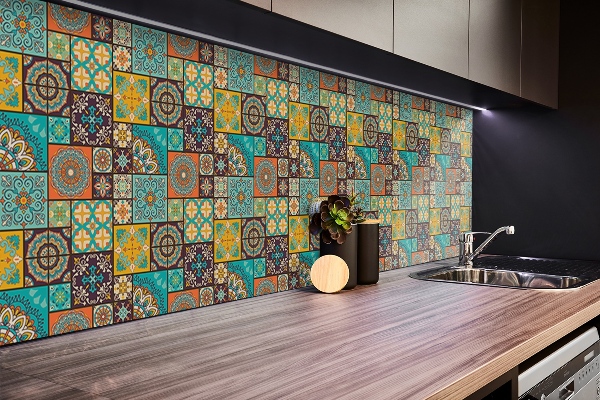 PVC falpanel Konyhai patchwork