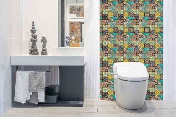 PVC falpanel Konyhai patchwork