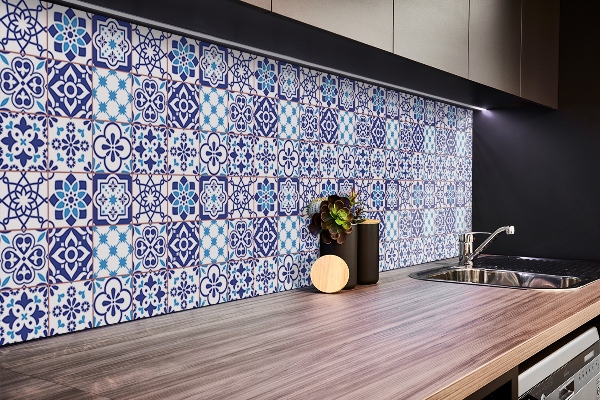 Öntapadós falburkoló Azulejos -mintázat