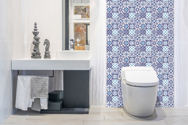 Öntapadós falburkoló Azulejos -mintázat