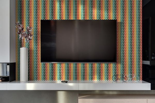 Falvédő falburkoló panel Retro mintázat