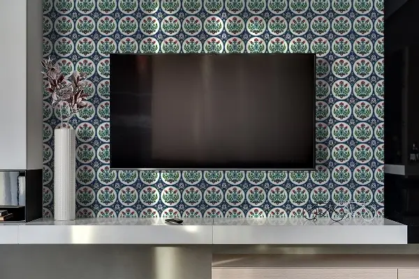 Falvédő falburkoló panel Török tulipák