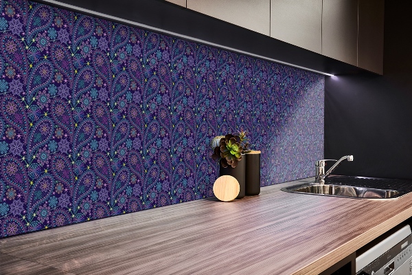 Vinyl falburkolat Paisley minta